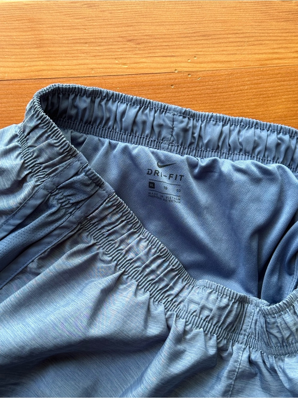 Nike Women's Dri-Fit Running Shorts in Blue, Size XL - Picture 2 of 6